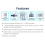 USB Charge Bicycle Vibration Alarm Anti Lost Security Sensor 6