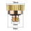 30 Pack Brass Misting Nozzles Tees, 4