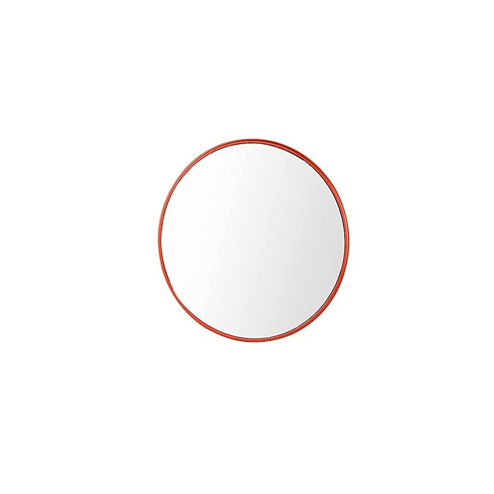 Adjustable Convex Mirror 30 Inch Curved Corner Security Mirror With 160 Wide Angle For Garage And Parking Safety Orange 6447073762994