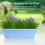 4 Packs 17 Inches Flower Window Box Plastic Vegetable 7