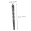 7pcs Hex Shank Drill Bits Firewood Hand Cone Multipurpose Drilling Bit Stepped Tile 10