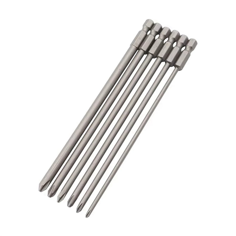 6pcs 150mm Screwdriver Bits with Magnetic Slotted Professional Screw Hand Tools-image-OPC-PJVXKQW-NEW