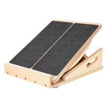 Wadenstrecker Balance Board für Pilates, Knöcheltraining, Kniebeugen und Fußstrecker, für Zuhause, rutschfest, stabil