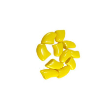 (Yellow--XS) 20pcs Colorful Soft Non-toxic Pet Cat Claw Covers Paws Nail Caps Protective High