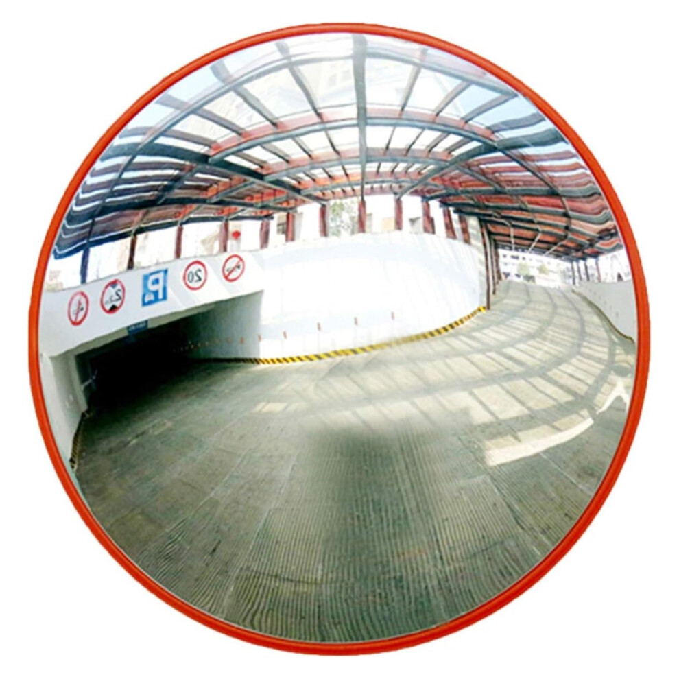 Convex Traffic Safety Mirror, 30 Cm Diameter Driveway Mirror, 130 Degree Wide Angle Road Safety Reflection 6947110297835