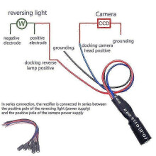 12v Car Power Relay Capacitor Filter Power Signal Filter Canbus Reverse Camera Power Rectifier