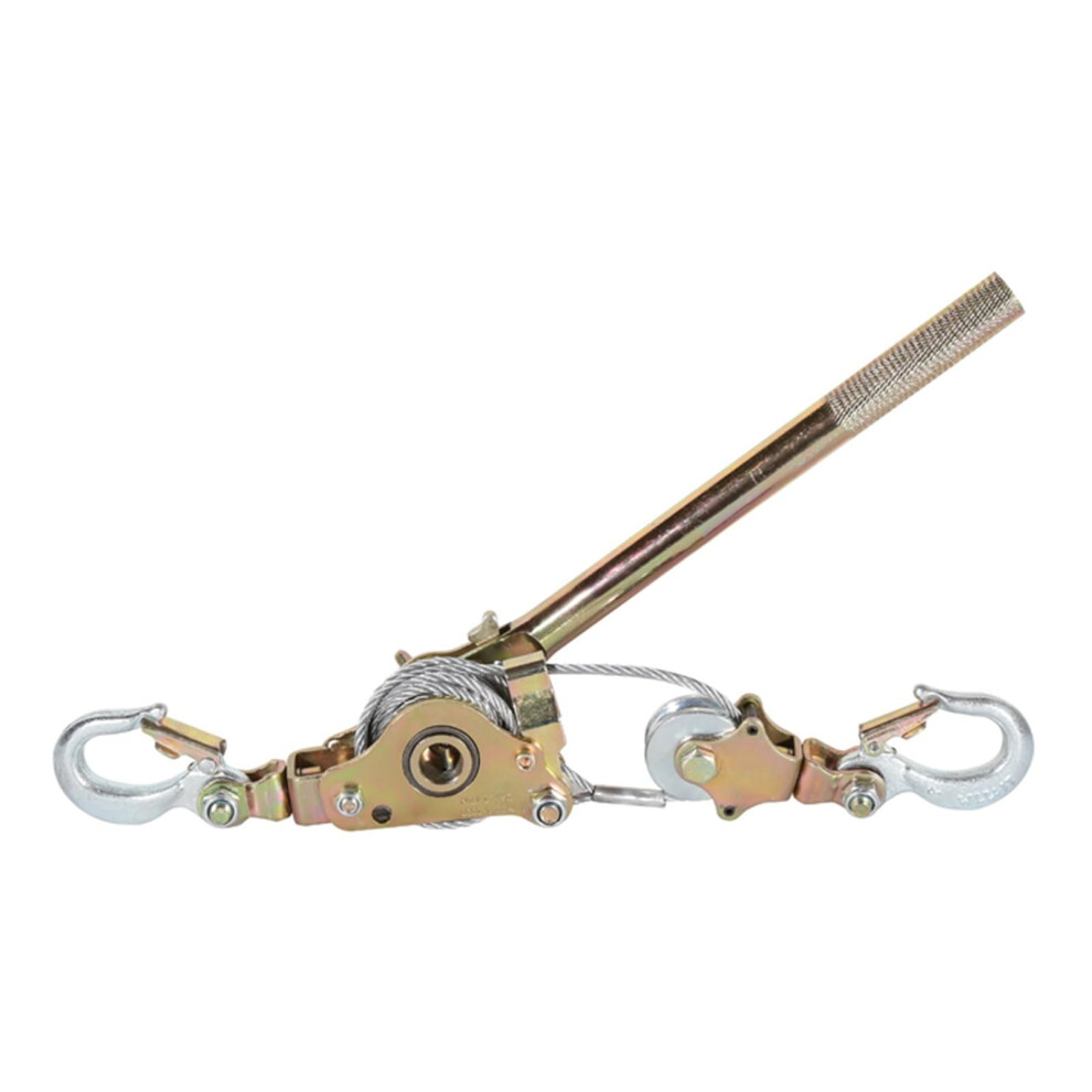 Pull Winch 1 Ton Hand Puller Ratchet Cable Tensioner Wire Rope Hoist For Vehicle Rescue And Heavy Lifting 6482260820972