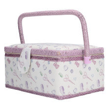 Sewing Basket Organizer for Home and Outdoor Use, High-Quality Material, Spacious Design, Durable Sewing Box