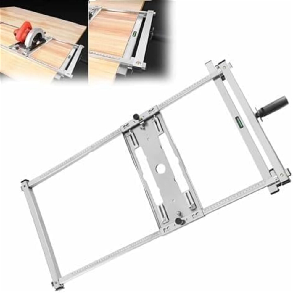 Edge Guide Positioner For Woodworking Cutting Machines, Adjustable Guide For Circular Saws, Precision Cutting Tool With Modified Position 6038364391469