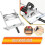 Edge Guide Positioner for Woodworking Cutting Machines, Adjustable Guide for Circular Saws, Precision Cutting Tool with Modified Position 2