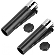 Pack Secret Lighter with Hidden Storage Compartment for Diversion and Concealment of Private Items at Home, Festivals, Car, Travel, etc. (Black)