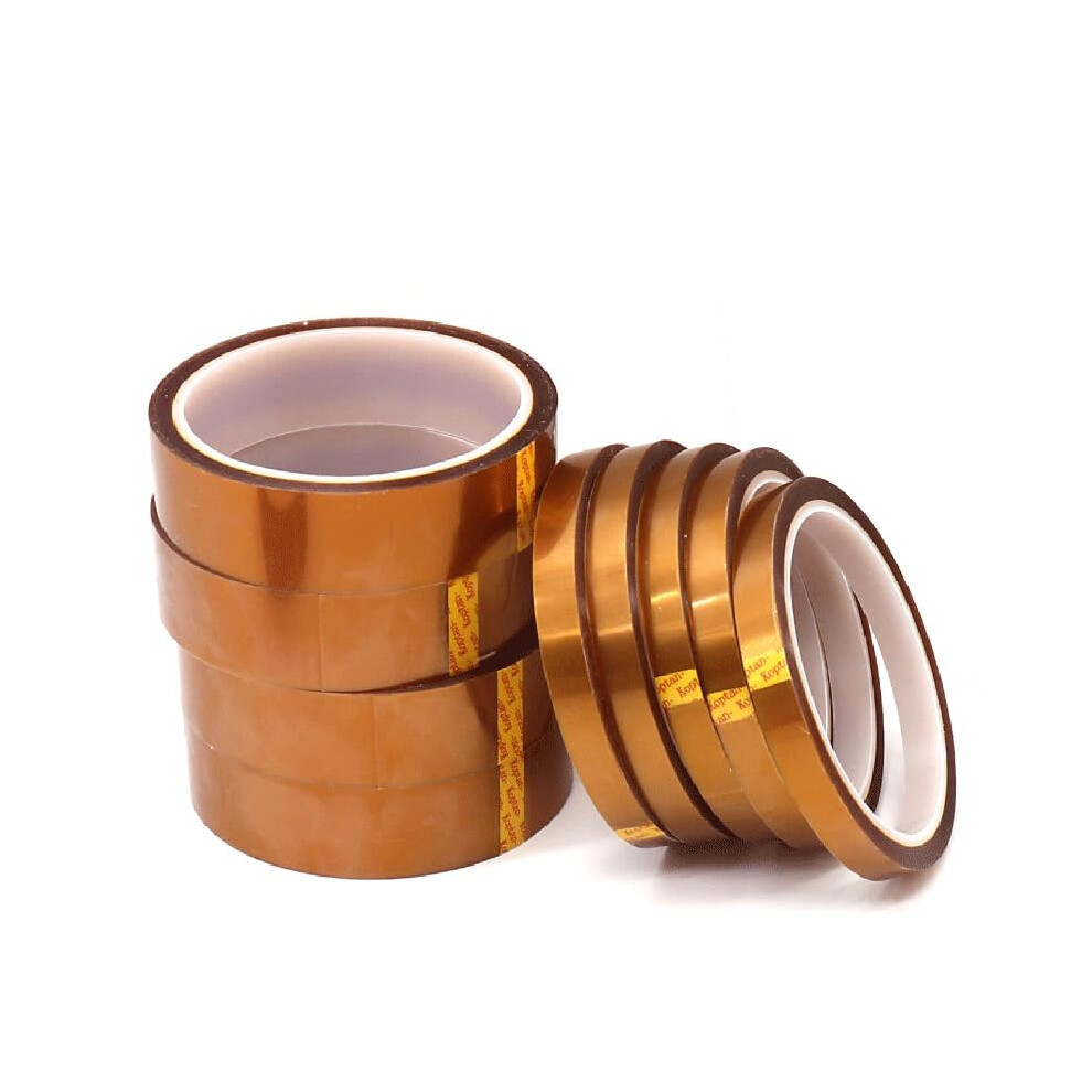 30M Polyimide Tape 12Mm High Temperature Resistant For 3D Printer Parts Electrical Tasks Powder Coating 6447073764172