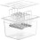 Large Capacity Slow Washing Machine Container with Clear Window for Kitchen Slow Cooker, Easy to Use, Durable Material 4