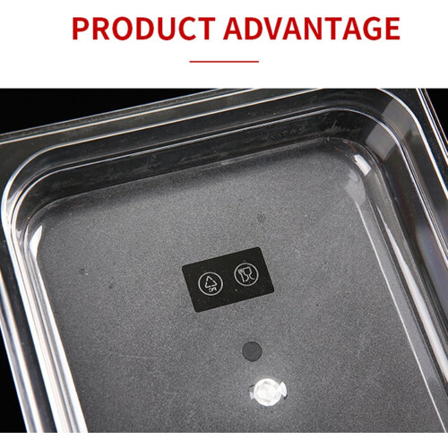 Large Capacity Slow Washing Machine Container with Clear Window for Kitchen Slow Cooker, Easy to Use, Durable Material 2