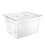 Large Capacity Slow Washing Machine Container with Clear Window for Kitchen Slow Cooker, Easy to Use, Durable Material 1