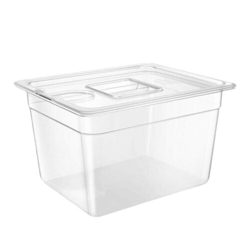 Large Capacity Slow Washing Machine Container with Clear Window for Kitchen Slow Cooker, Easy to Use, Durable Material