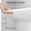 (White) Levede 6-Tier Industrial Adjustable Bookshelf 4