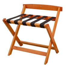 Hotel Luggage Rack, Solid Wood Folding Luggage Stand, 1 Pack or 2 Pack Options, Suite Clothes Hanger, Space-Saving Design