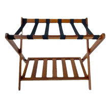 Luggage Rack Hotel Folding Double Luggage Rack for Bedroom Organizer, Durable Metal Frame, Space-Saving Design
