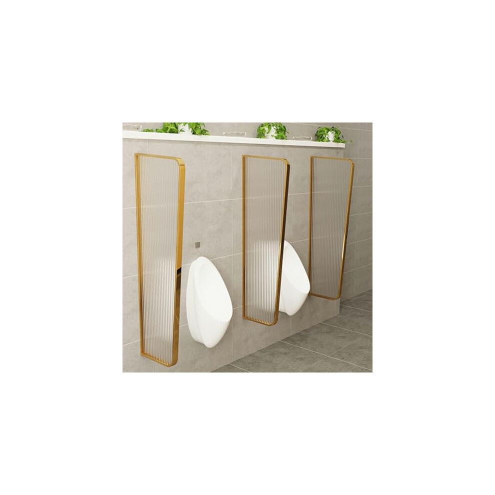 Urinal Trennwand Edelstahl Gold, Langlebiger Sichtschutz Fã¼R Herrentoiletten, 1 Stã¼Ck, Gewerbliche Rã¤Ume, ÃFfentliche Toiletten 6038364392978