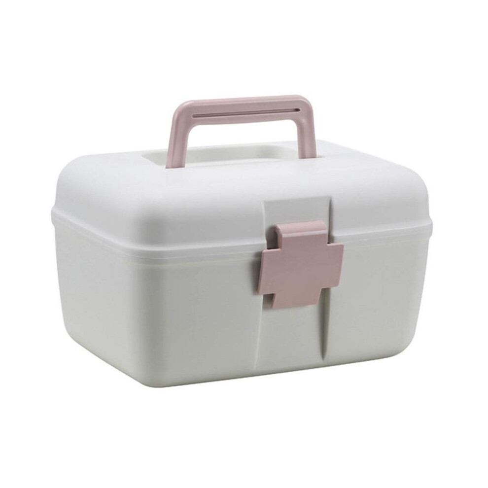 First Aid Kit Portable Medicine Storage Box with Multiple Compartments, Waterproof Design, and Essential Medical Accessories