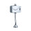 Automatic Electric Urinal Flush System for Bathrooms, Touchless Wall-Mounted Design, Easy Installation, Hygienic Solution 1