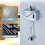 Automatic Electric Urinal Flush System for Bathrooms, Touchless Wall-Mounted Design, Easy Installation, Hygienic Solution 5