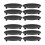 Iron Candle Holder, 12 PCS Retro Decorative Candlestick with Creative Tray for Wedding 1