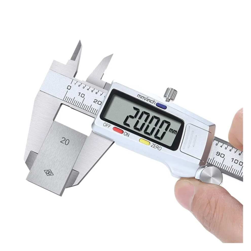Digital Caliper Micrometer 6 Inch 150Mm Stainless Steel Depth Gauge Measuring Tool Accurate Measurement Device 6947110299914