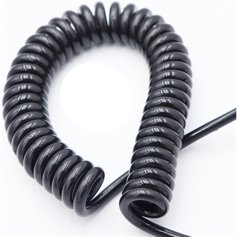 Trunking Solid Stretch 2.5 Meter Pull Wire 2 Core 22Awg 0.3Mm Black And White Power Cord Spring Coil Cable 6482260822501