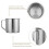 Kids Mug with Handle, 3 Pcs Espresso Cup for Children, School Durable 3