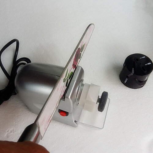 Electric Knife Sharpener Automatic Motorised Professional Sharpening Tool with EU Plug Multiple Functions and Easy Operation 2