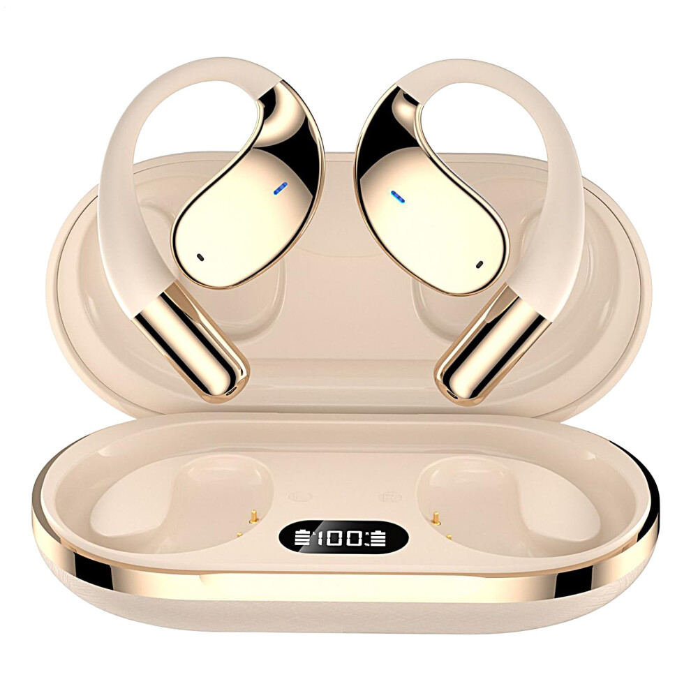 Speech Translator Headphones - Instant Voice Recognition, Portable, High Accuracy, Multilingual For Study, Travel, Meetings, Beige 6482260822792