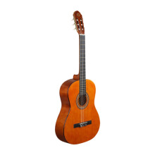 39 Inch 6 String Acoustic Guitar for Beginners Portable Compact Orange Guitar with Accessories for Kids and Students