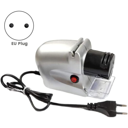 Electric Knife Sharpener, Professional Multifunctional Design, EU Plug, Compact Size for Kitchen Use 1