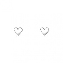Earrings, S925 Silver Dainty Heart Studs for Teen Girls, Cute Small Ear Care