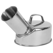 Portable Male Urinal 1.2L Stainless Steel Pee Bottle for Outdoor Use, Bedridden Patients, Washable and Reusable