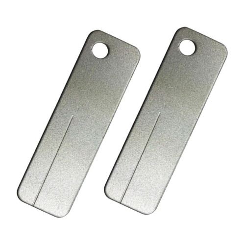 Diamond Sharpening Stone Set - Portable Whetstone Knife Sharpener, 2-Pack, Silver Diamond, Home Tool for Precision Sharpening