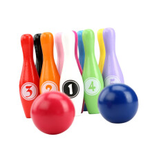 Colourful Bowling Set for Indoor Outdoor Use, Interactive Number Game for Kids, Promotes Skill, Teamwork and Parent-Child Activities