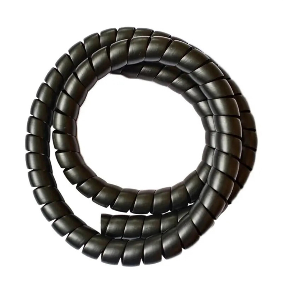 Spiral Protection Spiral Wrap Winding Organiser Tube 8Mm To 50Mm Id - Black 16Mm, 5 Metres Cable Protection Sleeve 6038364394705