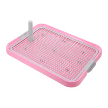 Pet Feeding Bowl Plastic Non-Slip Easy to Clean with Practical Snap Handle for Puppies and Small Dogs Indoor Use