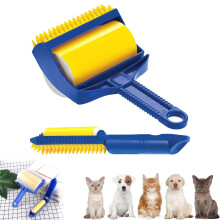 Stick It Roller, Washable Silicone Lint Remover, Mini Reusable Pet Hair Roller, Easy Clean Fusselrolle