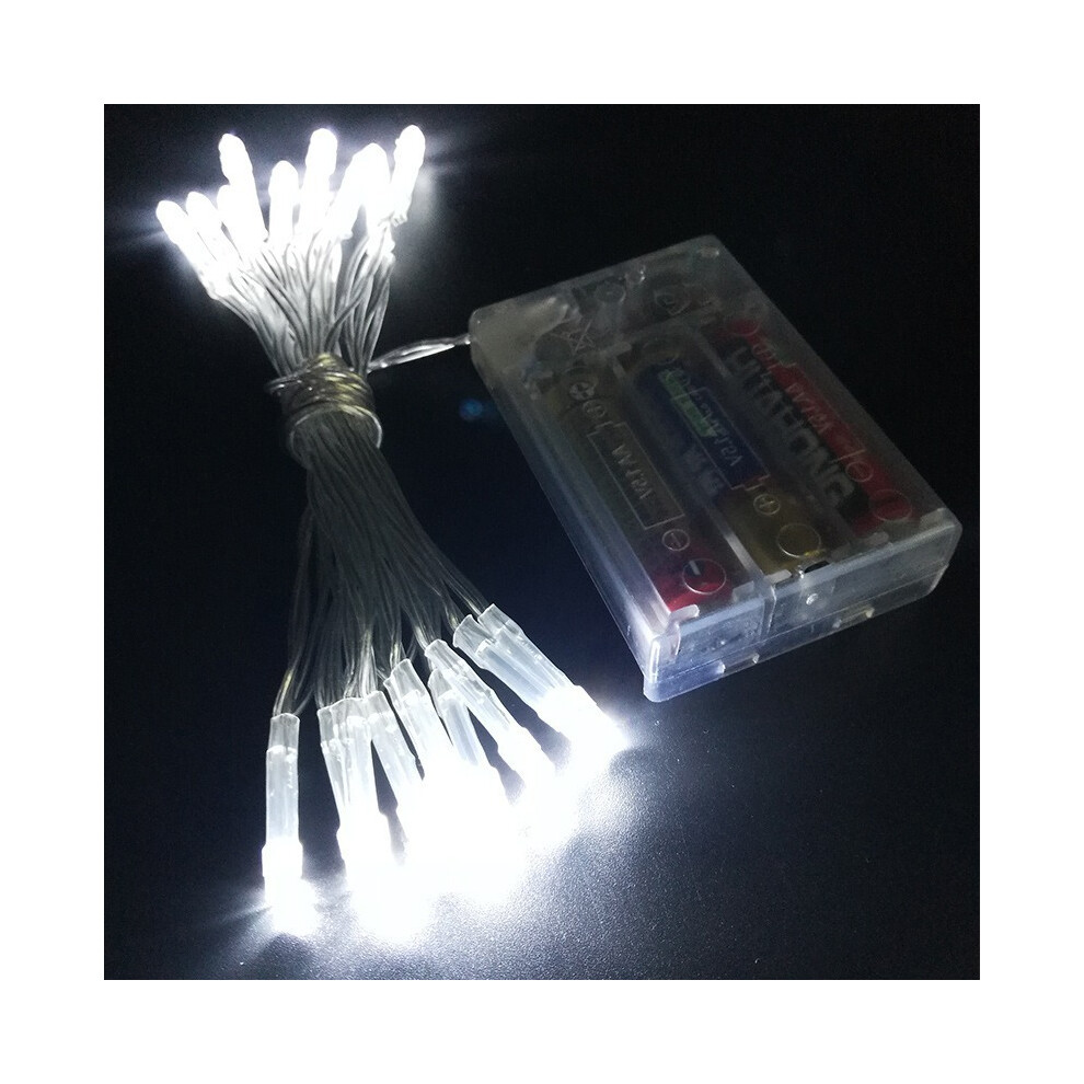 (Four colors, 2m 20 lights always on (2 boxes)) LED star light string Christmas decoration waterproof holiday decoration atmosphere lights-image-OPC-PJVXXDR-NEW