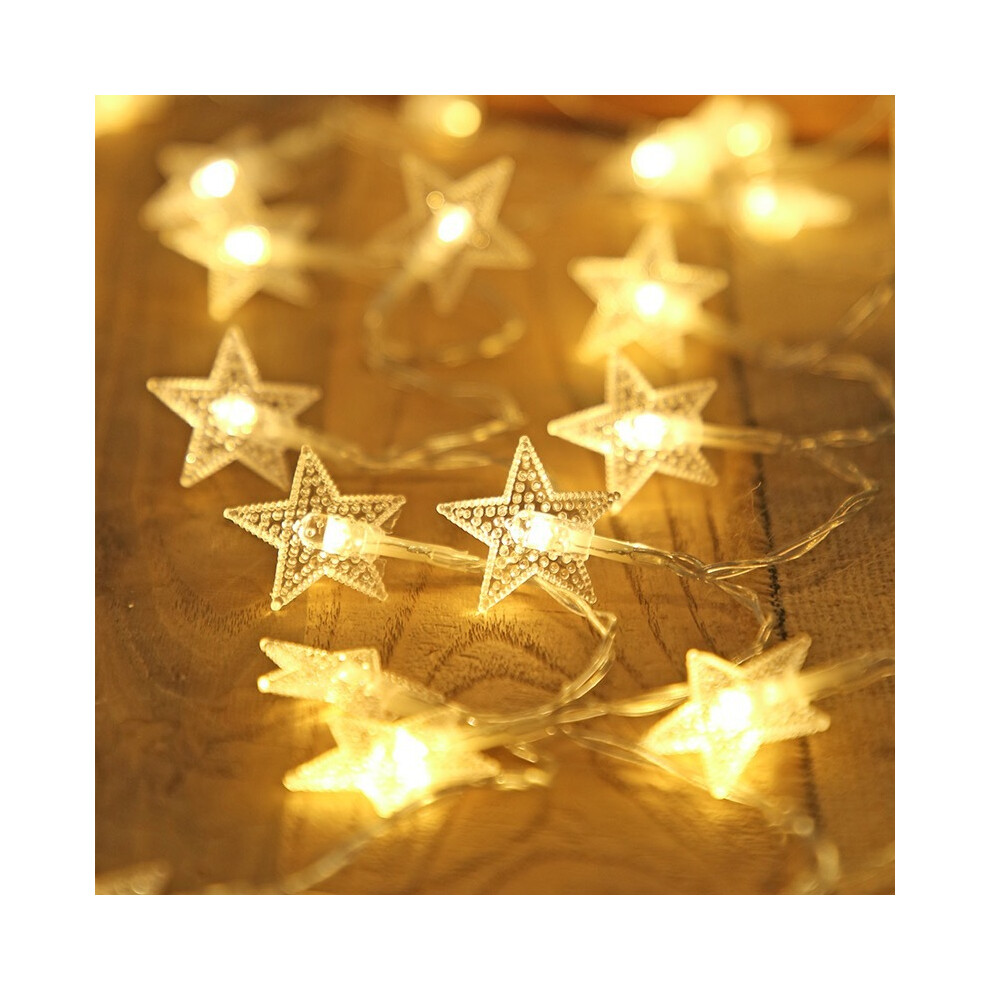 (Warm stars, 10 meters 100 lights - waterproof male and female plug-in type) outdoor camping atmosphere light usb birthday tent light string led light-image-OPC-PJVXYVZ-NEW