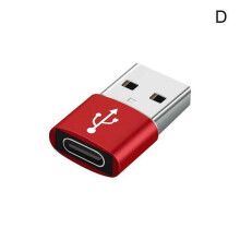 (Red) 1*TypeC Adapter Plug USB-C Type-C to USB 3.0 Converter Cable Phone OTG