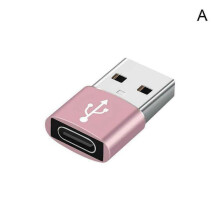 (Pink) 1*TypeC Adapter Plug USB-C Type-C to USB 3.0 Converter Cable Phone OTG