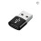 (Black) 1*TypeC Adapter Plug USB-C Type-C to USB 3.0 Converter Cable Phone OTG 1
