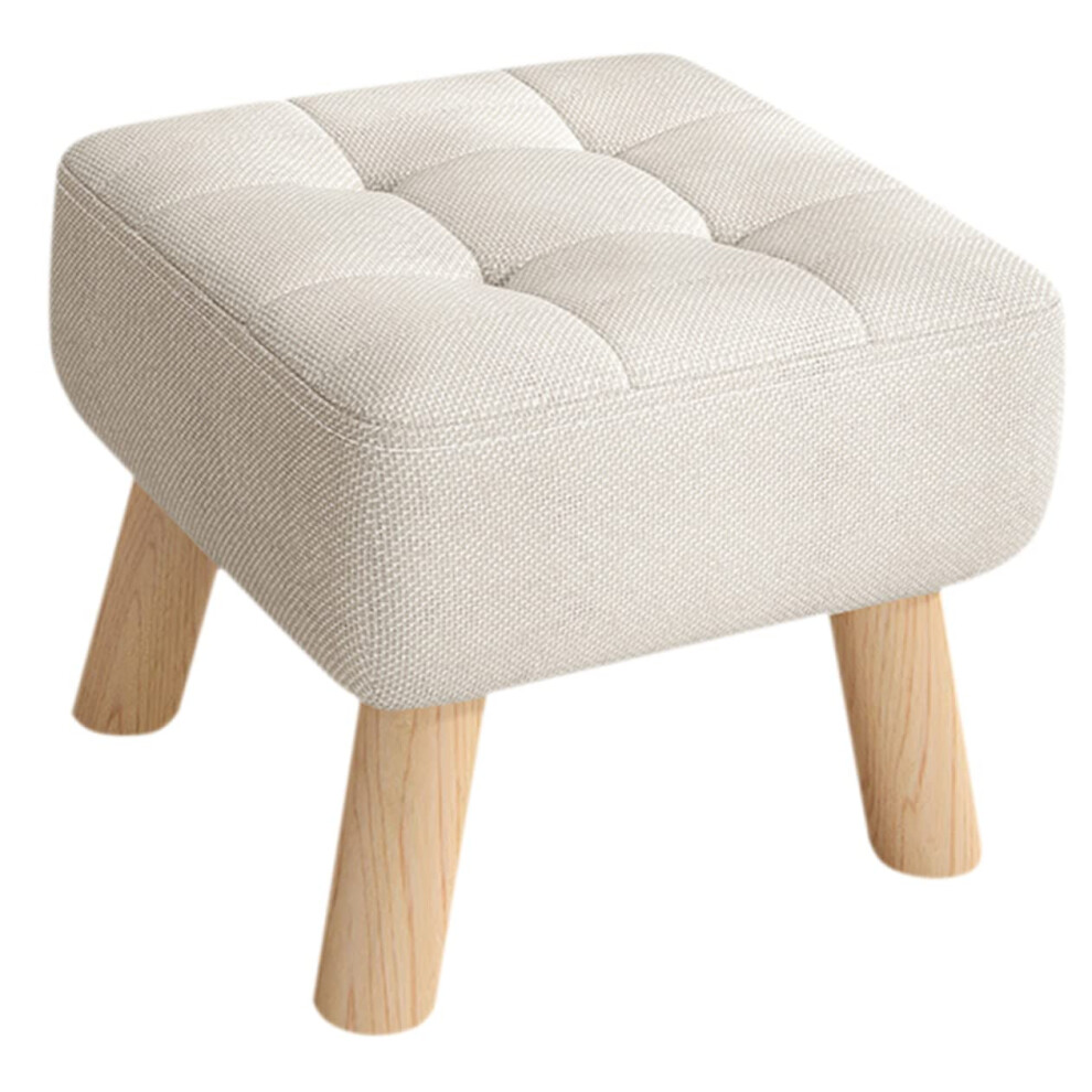 Portable Footstool Fabric Sofa Stool Low Profile Footrest for Home Use, Comfortable and Stylish Upholstered Design-image-OPC-PJVXZQH-NEW