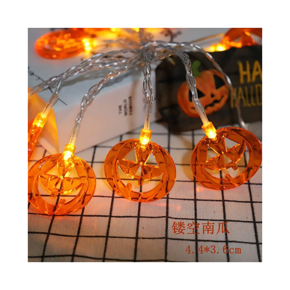 (hollowed-out pumpkin, 1.5m 10 lights warm white) Halloween light string scene layout ghost outdoor festival decoration LED light string-image-OPC-PJVXZYZ-NEW