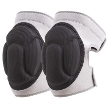 Knee Stabilizer Pads for Dance and Skateboarding, Breathable Foam Cushions, Thickened Knee Support, Size M, Gray